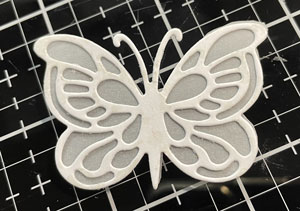papillon pour décorer une carte, tutoriel Herazz