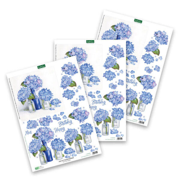 Katy Sue Images 3d Hortensias bleus