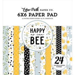 Papiers 6x6 heureux comme une abeille