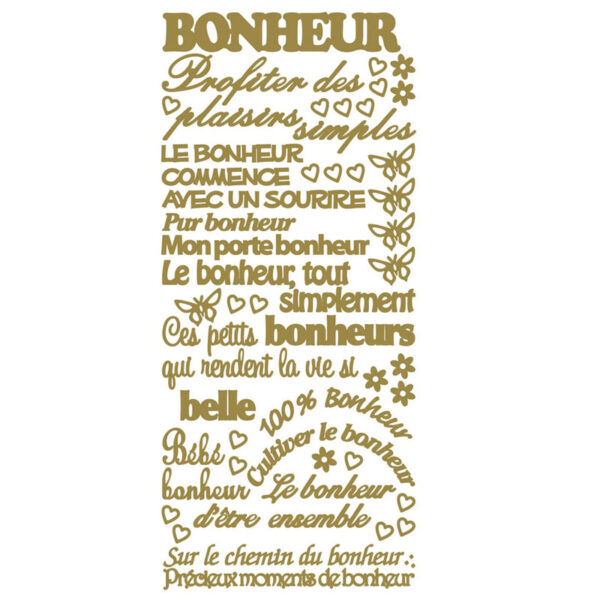 View Peel Off Stickers - Bonheur