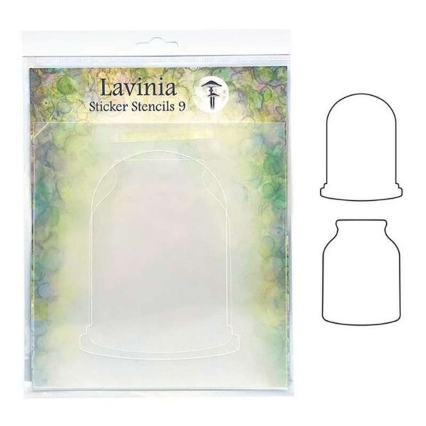 Lavinia masque autocollant #9