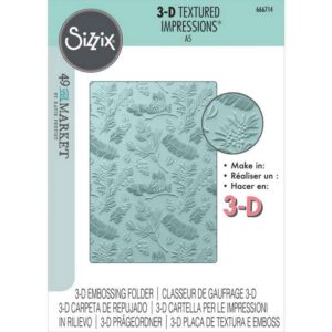 Sizzix 3D Textured plaque embossage pins