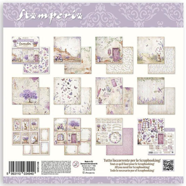 Stamperia Double-Sided Paper Pad 8"X8"