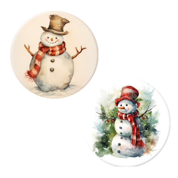 Badges Herazz Bonhommes de neige