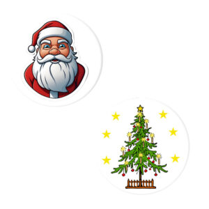 Badges Herazz Père Noël et Sapin