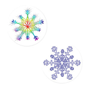 Badges Herazz Flocons de neige