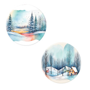 Badges Herazz Paysages en hiver