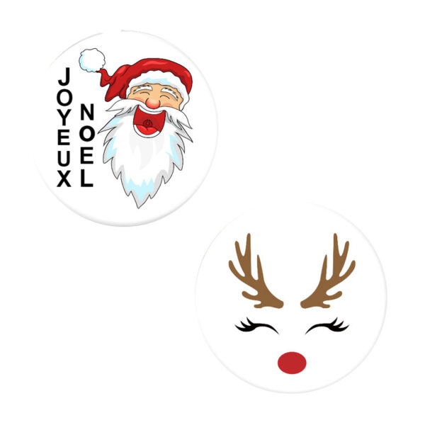 Badges Herazz Rudolf et Joyeux Noël