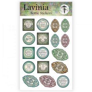 Lavinia autocollants pour bouteilles vintages