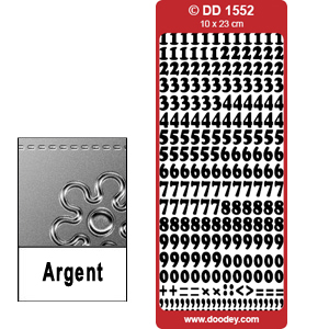 Peel Off Numéro Argent