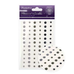 Hunkydory Crafts Cristaux scintillants Monochrome