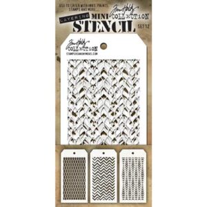 Tim Holtz Ensemble Mini Stencil 12