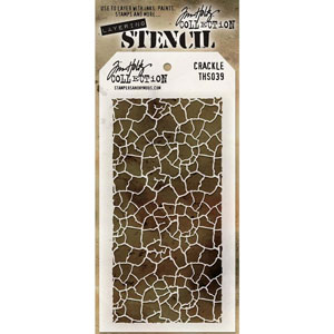 Tim Holtz Stencil Crackle