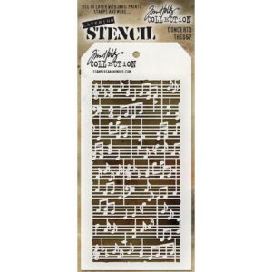 Tim Holtz Stencil Concerto