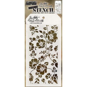 Tim Holtz Stencil Floral