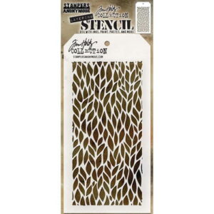 Tim Holtz Stencil Leafy