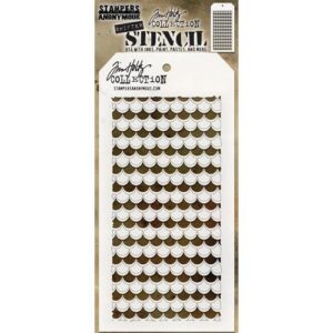 Tim Holtz Stencil Shifter Scallop